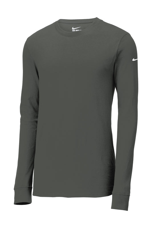 NIKE DRI-FIT COTTON/POLY LONG SLEEVE TEE NKBQ5230